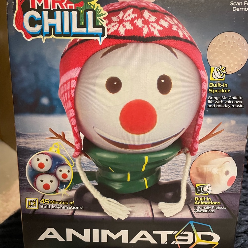 SOLD ❌ Mr. Chill Animated Talking Snowman